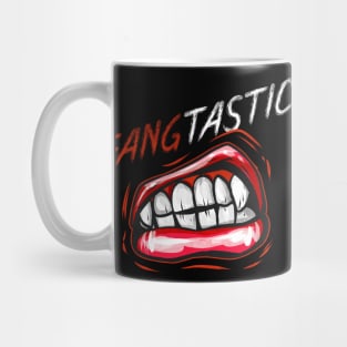 FangTastic Vampire Werewolf Mouth With Fangs Halloween Mug